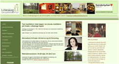 Desktop Screenshot of lilleskog.se